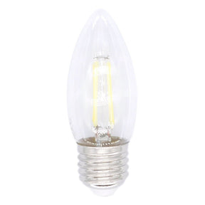 Lusion Candle Filament LED Light Bulb E27 240V 4W C/DL 20245