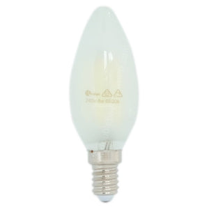 Lusion Candle LED Light Bulb E14 240V 4W Pearl C/DL 20270
