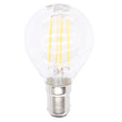 Lusion Fancy Round Filament LED Light Bulb B15 240V 4W W/W 20233