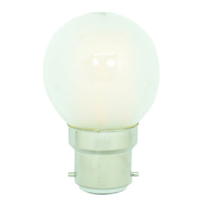 Lusion Fancy Round LED Light Bulb B22 240V 4W Pearl W/W 20262