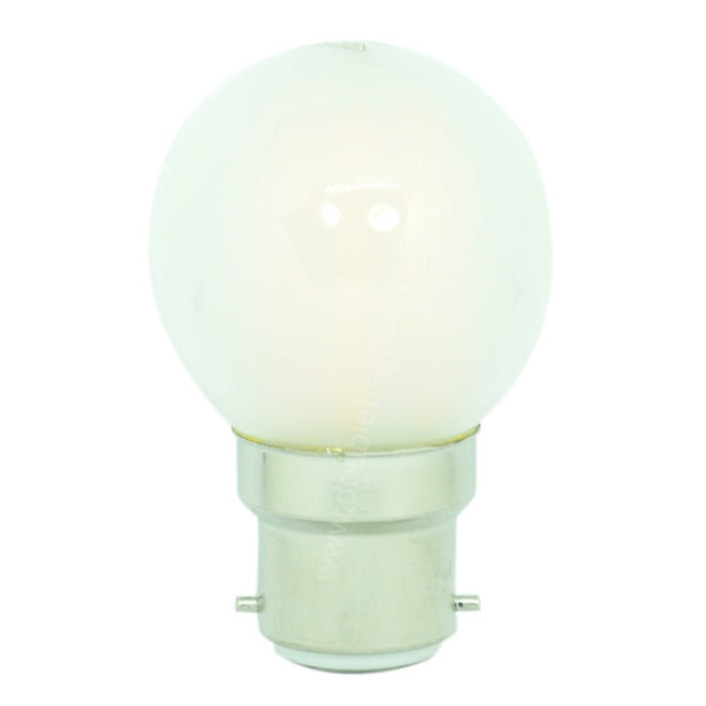 Lusion Fancy Round LED Light Bulb B22 240V 4W Pearl W/W 20262