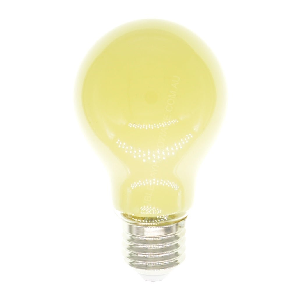 LUSION GLS Coloured LED Light Bulb E27 240V 3W Yellow 20704