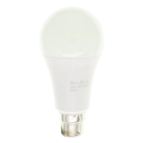 Lusion GLS LED Light Bulb B22 240V 15W C/DL Opal 20435