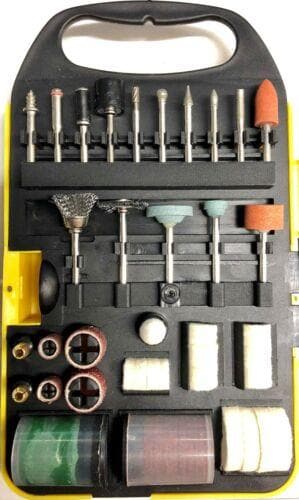 MEDALIST 71 Pieces Rotary Tool Accessory Kit With Clear Case 90959 - Double Bay Hardware