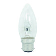 Mirabella Candle Incandescent Light Bulb B22 240V 60W Clear 306031
