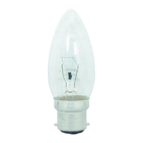 Mirabella Candle Incandescent Light Bulb B22 240V 60W Clear 306031