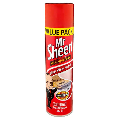 Mr Sheen Surface Cleaner Polish Aerosol 400g 007631