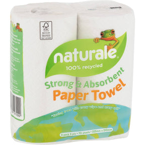 Naturale 100% Recycled Paper Towel 2 Ply 140 Sheets KT - 527000ARK