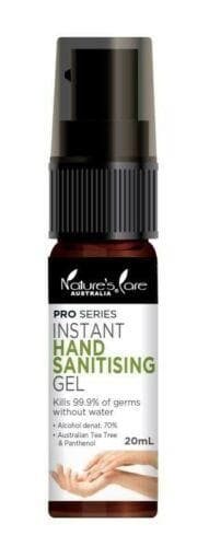 Nature's Care Pro Series Instant Hand Sanitiser Gel 20ml - Double Bay Hardware