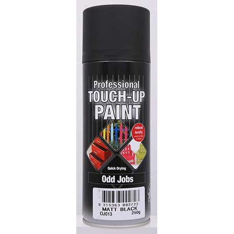 Odd Jobs Matt Black Enamel Spray Paint 250gm BOJ101013