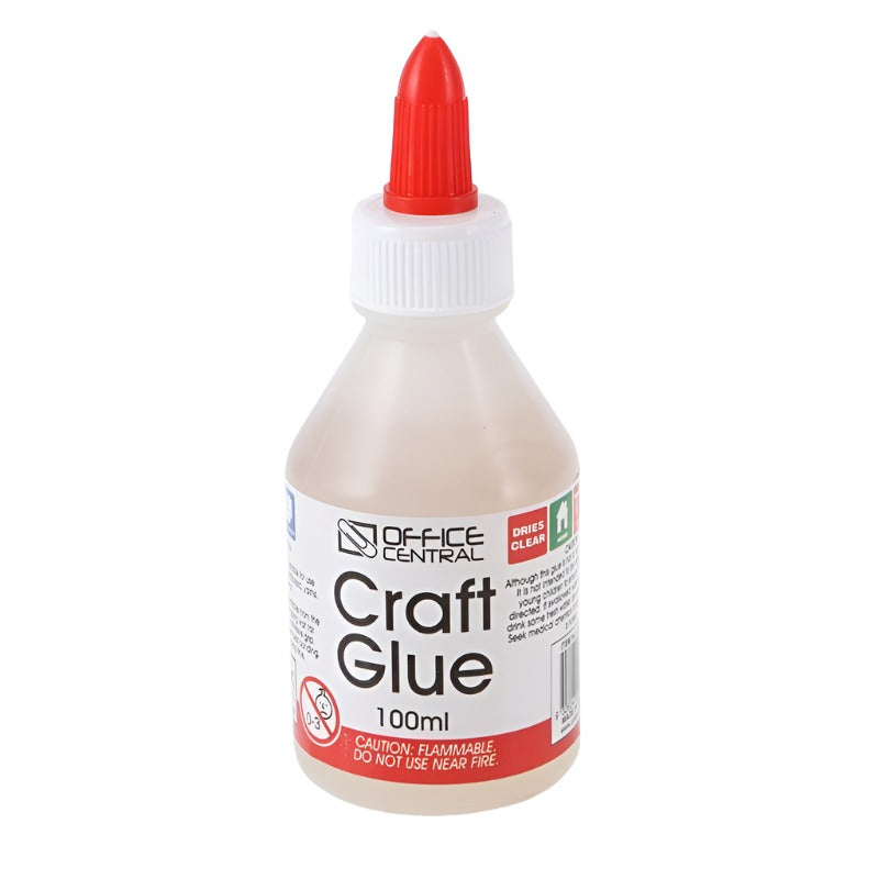 OFFICE CENTRAL Craft Glue Dries Clear 100ml 222957