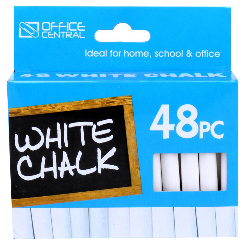 Office Central White Chalk 48pk 196982 - Double Bay Hardware