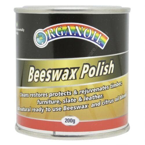 Organoil Beeswax Polish 200g Clean,Restores,Protects,Timber,Leather,Slate - Double Bay Hardware