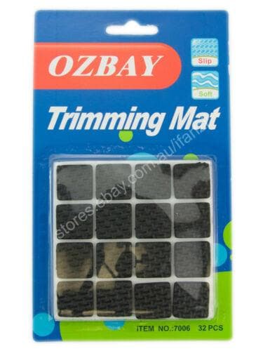 OZBAY 32 Pieces Rubber Trimming Mat 20x20x5mm 7006 - Double Bay Hardware