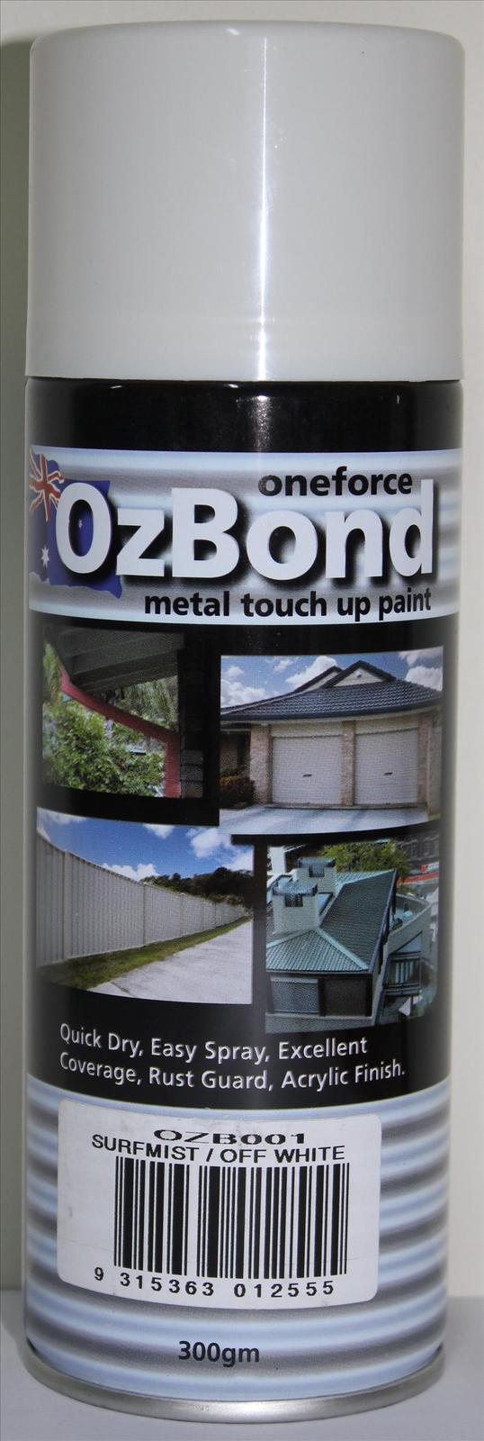 OzBond Surfmist/Off White Acrylic Spray Paint 300g OZB001 - Double Bay Hardware