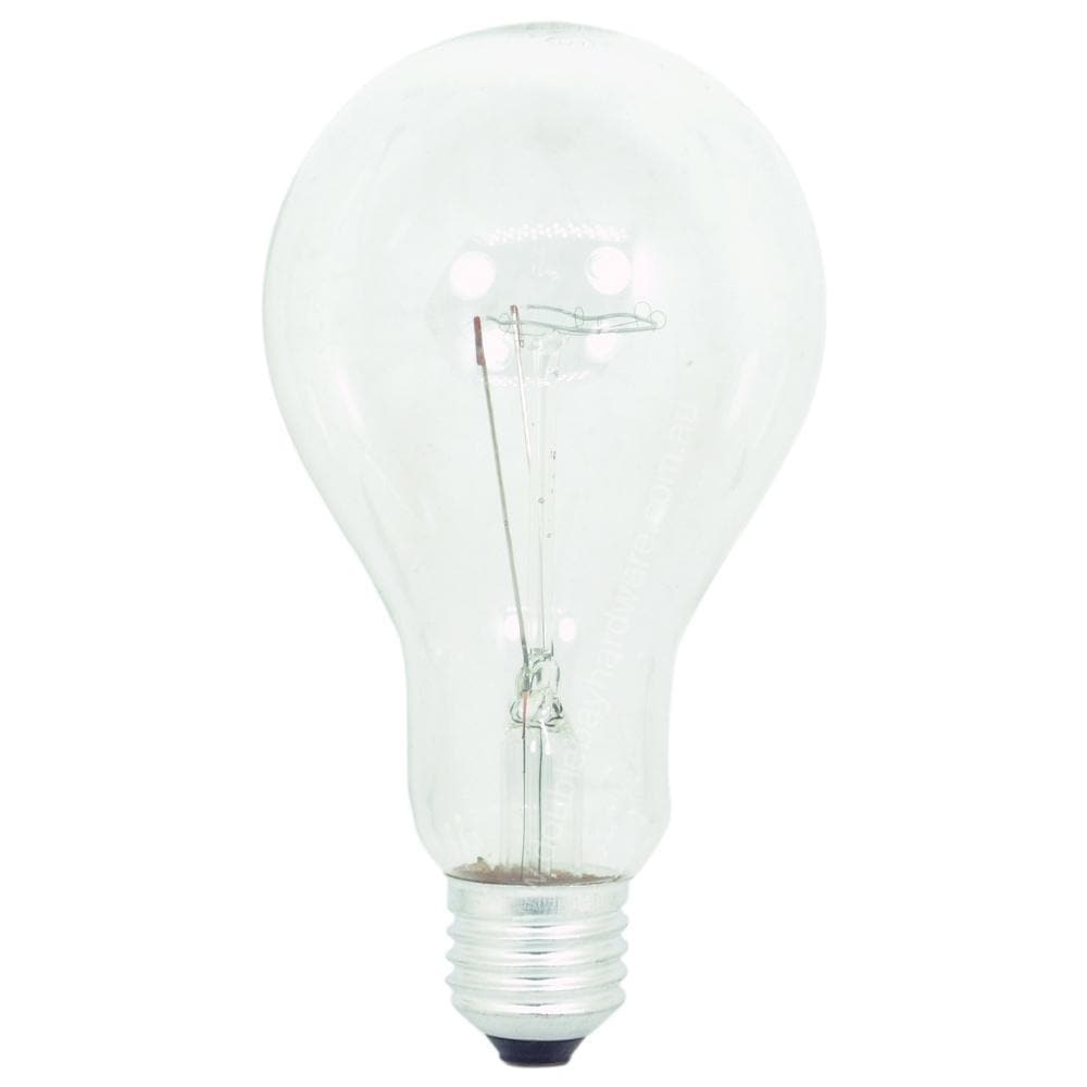 PHILIPS GLS High Wattage Light Bulb Screw E27 240V 150W Clear E27150WCLEAR - Double Bay Hardware
