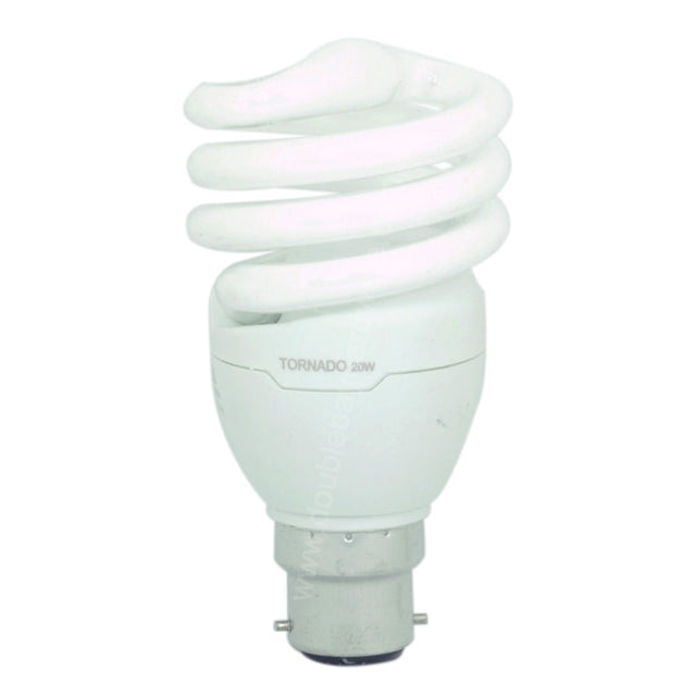 PHILIPS Tornado Spiral Energy Saving Light Bulb B22 240V 20W C/DL