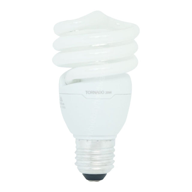 PHILIPS Tornado Spiral Energy Saving Light Bulb E27 240V 20W W/W