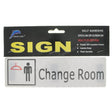 Plastic Self Adhesive Sign Change Room 200x65x2mm SL - AT4063