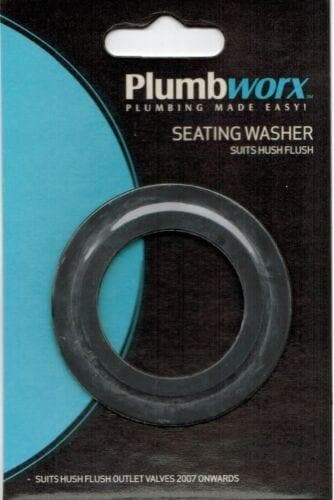Plumbworx Seating Washer Suits Hush Flush Outlet Valves 2007 Onwards - Double Bay Hardware