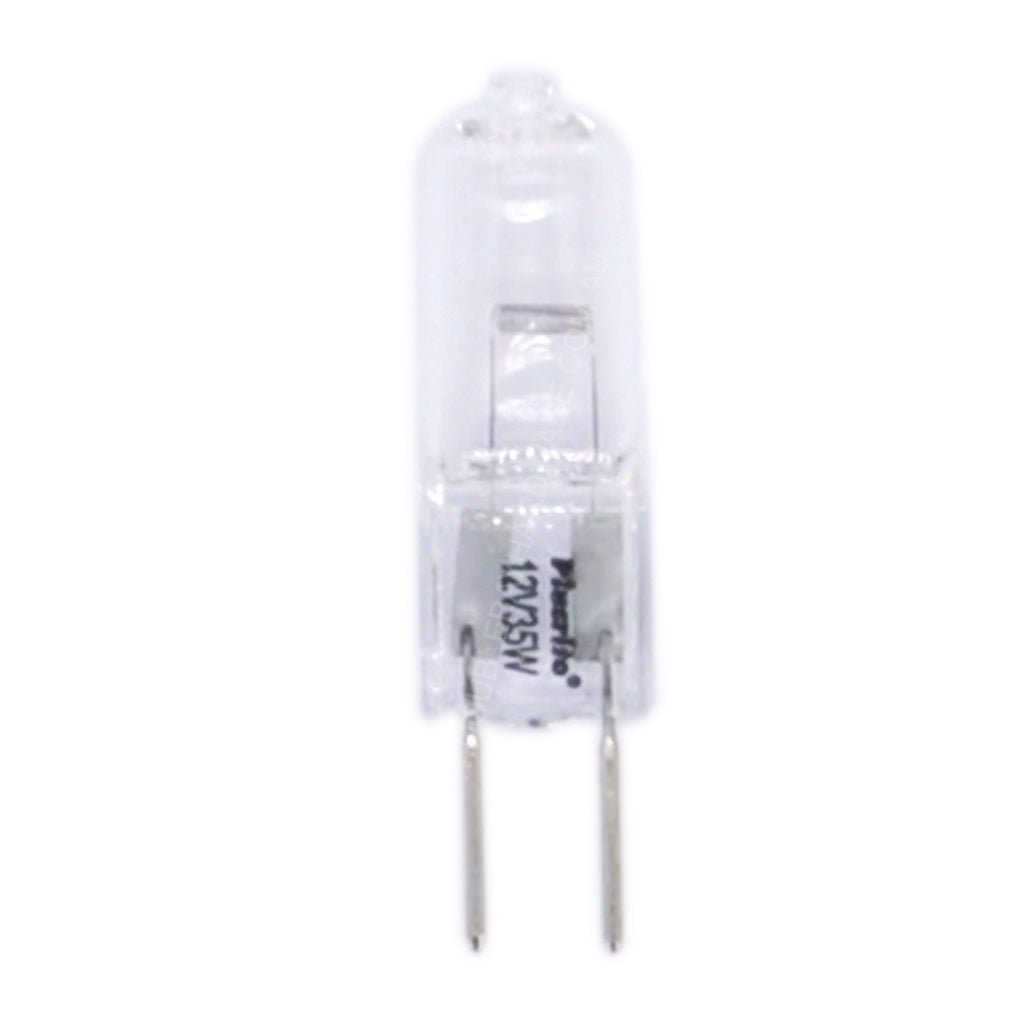 Plusrite Bi - Pin Tungsten Halogen Light Bulb G6.35 12V 35W Clear