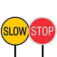 Pro Choice Stop/Slow Reflective Traffic Control Sign TTCSSAL