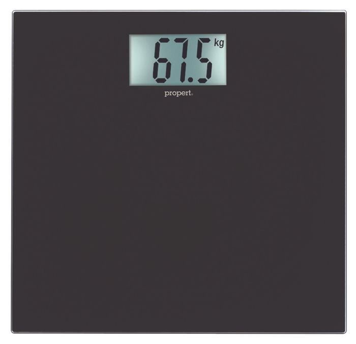 Propert Glass Digital Bath Scale Black 150kg 3175 - Double Bay Hardware