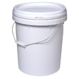 QUEEN Plastic White Bucket With Lid 20L 180-10-00098 - Double Bay Hardware