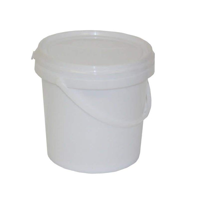 QUEEN Plastic White Bucket With Lid 3L 180 - 10 - 00111