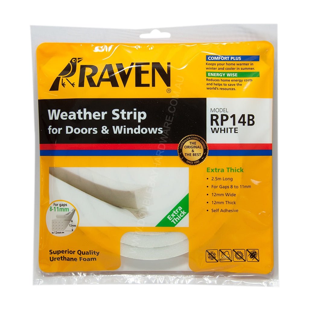 RAVEN Weather Strip for Doors Windows Gaps 8 - 11mm RP14 - R14B
