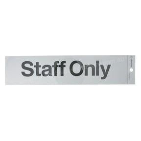 Sandleford Self Adhesive Sign "Staff Only" 245x58mm SIG27