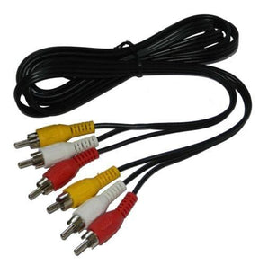 SANSAI 3RCA Plugs to 3RCA Plugs RCA Lead 1.5M 3RCA - 1.5M