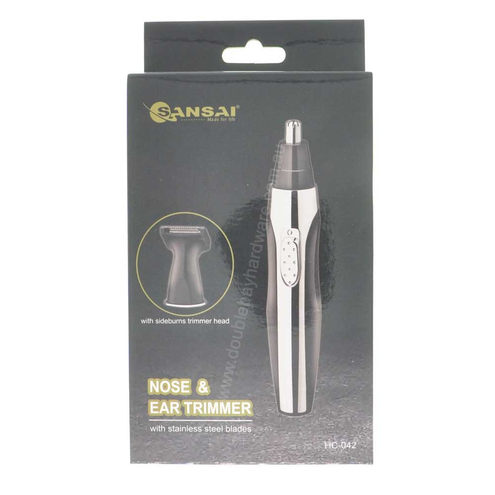 SANSAI Nose & Ear Trimmer with Stainless Steel Blades HC-042 - Double Bay Hardware