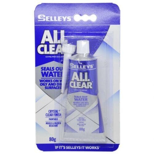 SELLEYS All Clear Multipurpose Co-Polymer Sealant 80g AC 80G - Double Bay Hardware