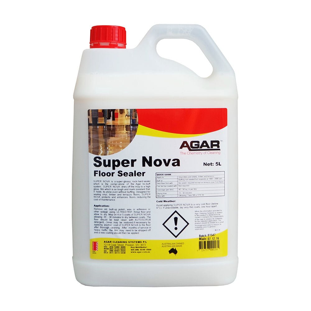 Super Nova Floor Sealer 20L For Vinyl, sealed Timber, Terrazzo Floor SUPN20 - Double Bay Hardware