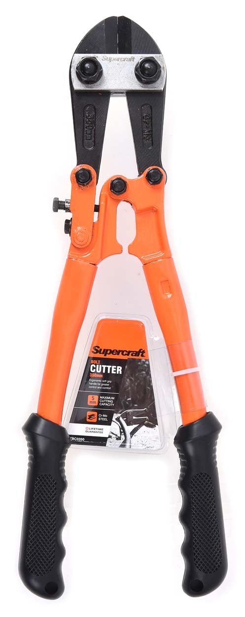 SUPERCRAFT 350mm Bolt Cutter for 5mm Cutting TBC0350 - Double Bay Hardware