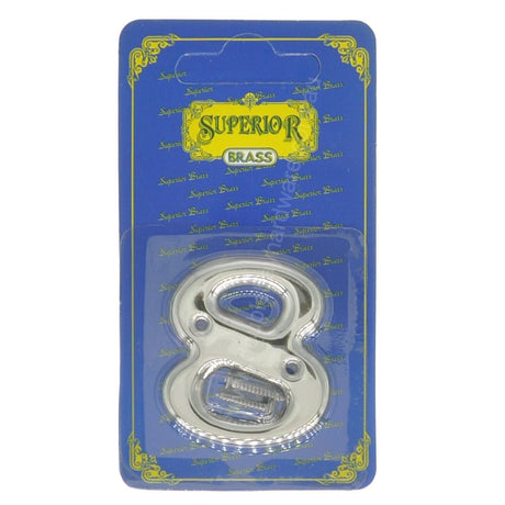 Superior Brass 50mm Stainless Steel House Number