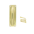 Superior Brass Flush Pull Polished Brass 90mm 4225