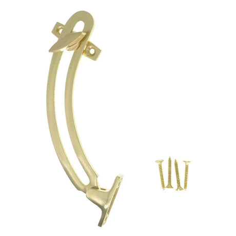 Superior Brass Quadrant Stay 150mm Polished Brass 4183 - Double Bay Hardware
