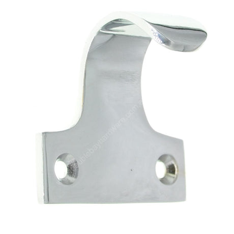 Superior Brass Sash Window Lifts Polished Chrome 50x40mm 33019 - Double Bay Hardware