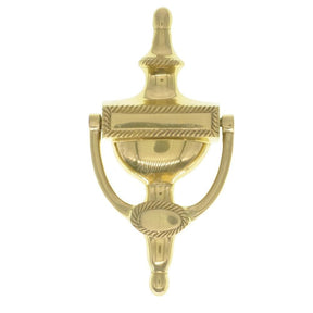 Superior Polished Brass Georgian Knocker 165mm 3184