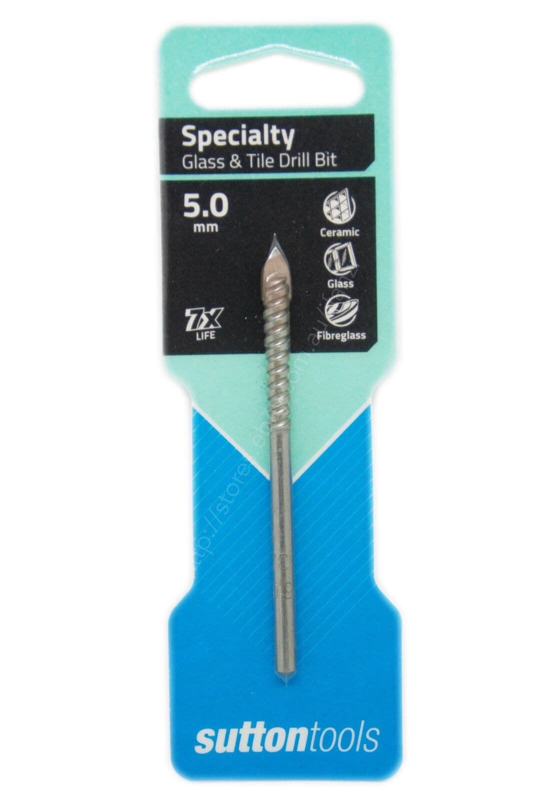 suttontools Drill Bits For Glass and Tiles 5mm - Double Bay Hardware