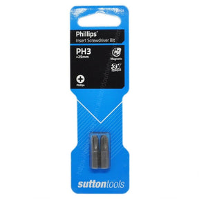 suttontools Screwdriver Insert Bit Philips 3x25mm S1040325