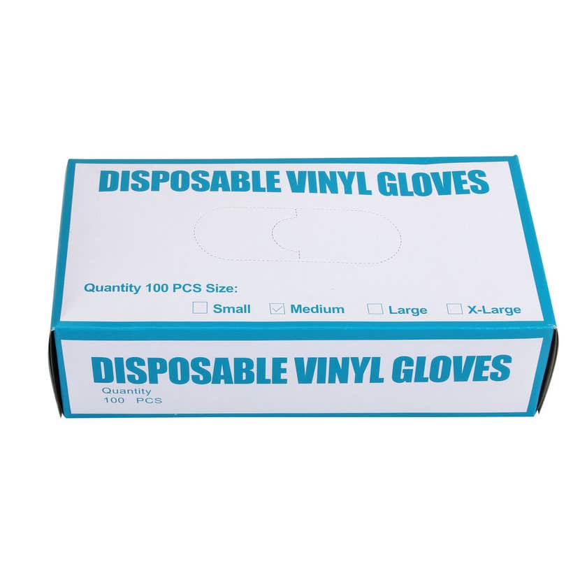 Swisscare Disposable Gloves Vinyl Medium 100pk SW3271 - Double Bay Hardware