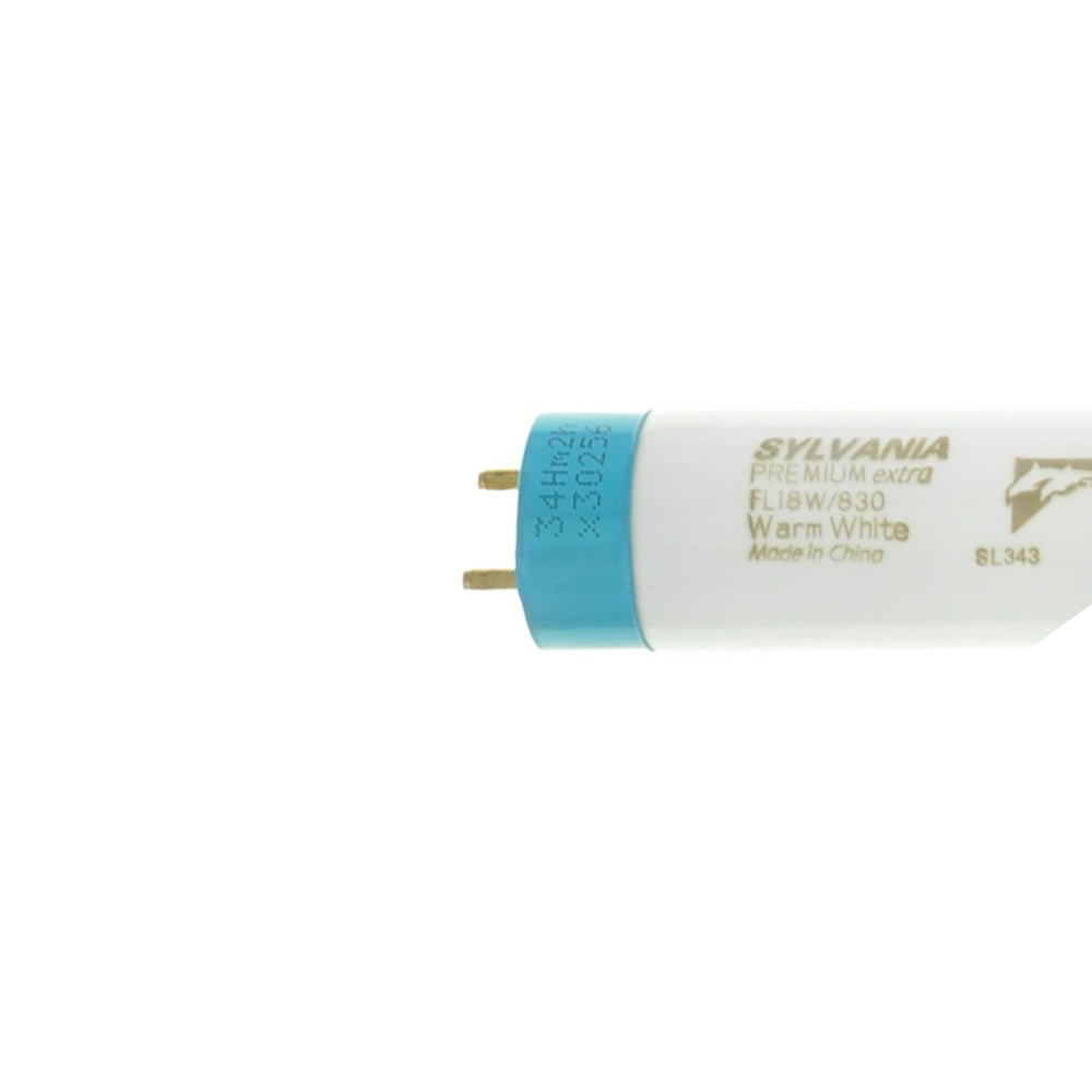 SYLVANIA T8 Fluorescent Tube Warm White 18W 600mm 218049 - Double Bay Hardware