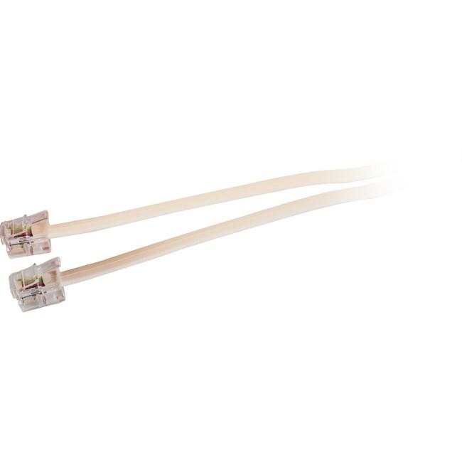 Telephone Cable Line Cord RJ12 To RJ12 2M 6P6C 014.001.0008 - Double Bay Hardware