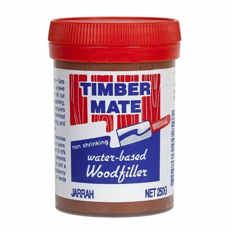 Timber Mate Water-based Wood Filler 250g JARRAH TJ25 - Double Bay Hardware