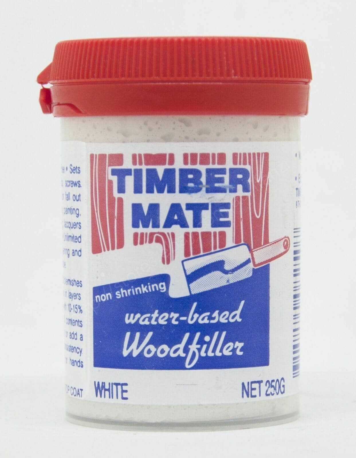 Timber Mate Water-based Wood Filler 250g WHITE TWH25 - Double Bay Hardware