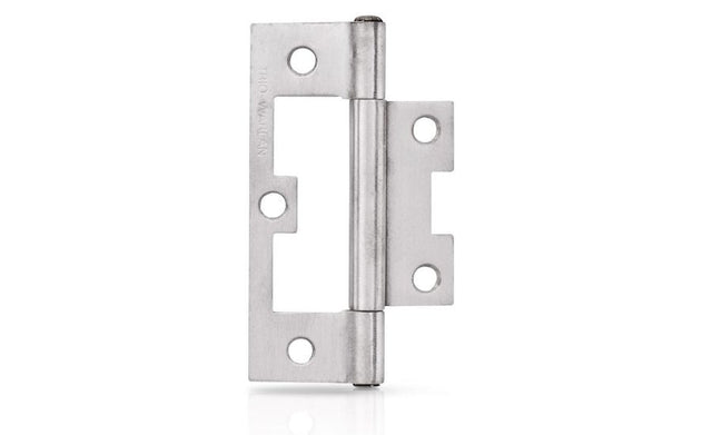 Trio Hirline Door Hinge 75x44x1.6 Fixed Pin Stainless Steel BWLH775FPSS