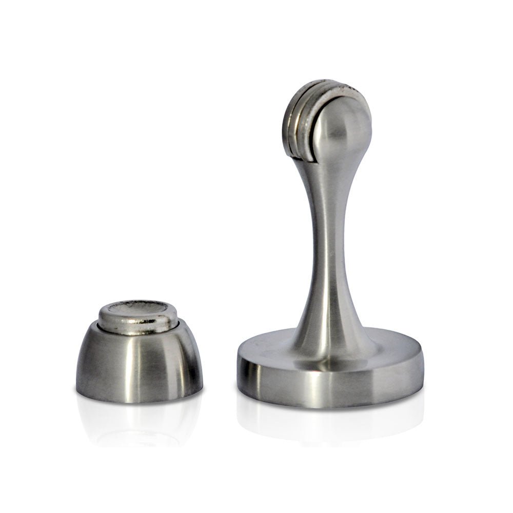 Trio Silva Door Magnetic Stop Stain Chrome 75mm R12-DSM07SC - Double Bay Hardware